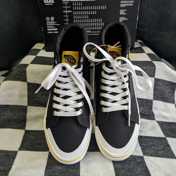 Vans National Geographic Box Logo SK8 Hi Reissue Women Black White (2020) 1223 - Picture 2 of 12
